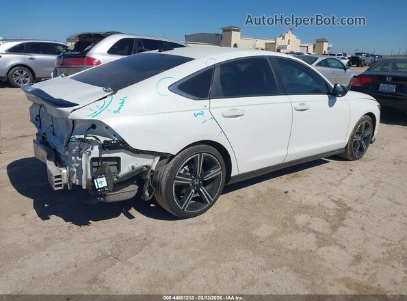 1HGCY2F52SA045606 2025 HONDA ACCORD HYBRID White Задня права чверть