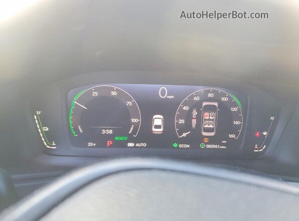 1HGCY2F53SA089159 2025 HONDA ACCORD Белый Вид щитка приборов