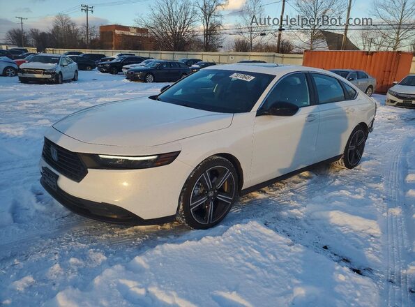 1HGCY2F53SA089159 2025 HONDA ACCORD Белый Передняя левая четверть