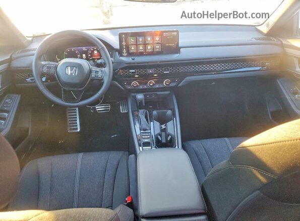 1HGCY2F53SA089159 2025 HONDA ACCORD Белый Вид панели приборов