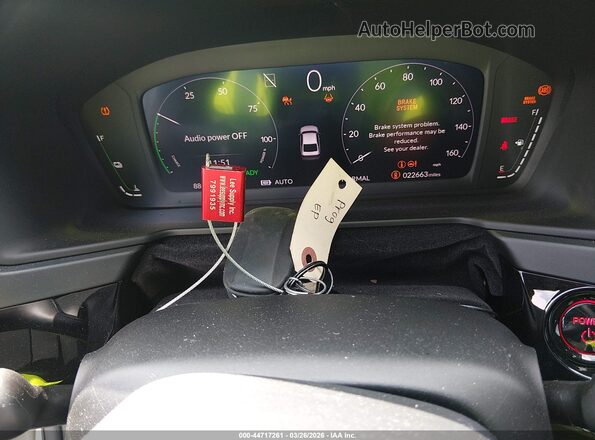 1HGCY2F55RA067092 2024 HONDA ACCORD HYBRID Серебряный Вид панели приборов