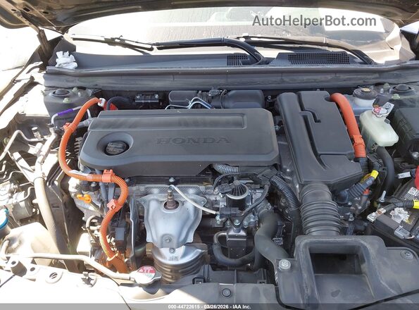 1HGCY2F56PA040142 2023 HONDA ACCORD HYBRID Черный Вид сзади