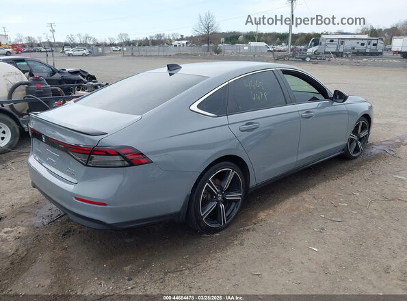 1HGCY2F57RA076876 2024 HONDA ACCORD HYBRID Gray Rear right