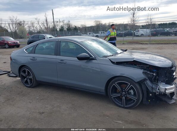 1HGCY2F57SA024640 2025 HONDA ACCORD HYBRID Серый Вид задней части салона