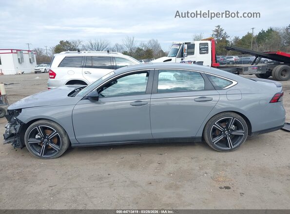 1HGCY2F57SA024640 2025 HONDA ACCORD HYBRID Серый Панорамный вид салона 360°