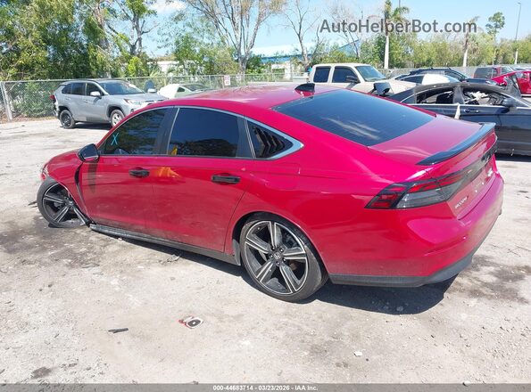 1HGCY2F58RA034264 2024 HONDA ACCORD HYBRID Red უკანა მარცხენა
