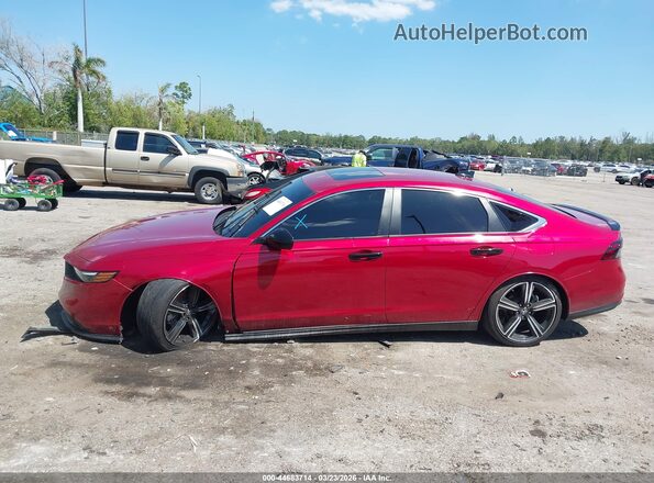 1HGCY2F58RA034264 2024 HONDA ACCORD HYBRID Red სალონის 360-გრადუსიანი ხედი