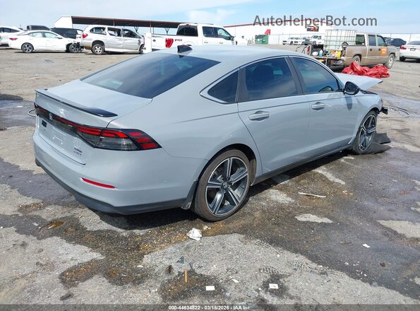 1HGCY2F59PA062216 2023 HONDA ACCORD HYBRID Серый Задняя правая четверть