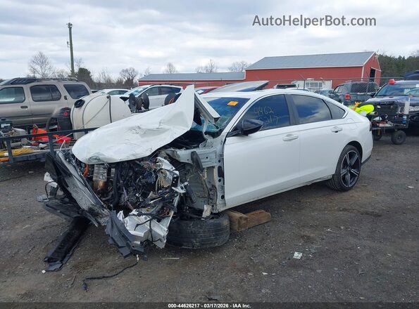 1HGCY2F5XRA015540 2024 HONDA ACCORD HYBRID Белый Передняя левая четверть