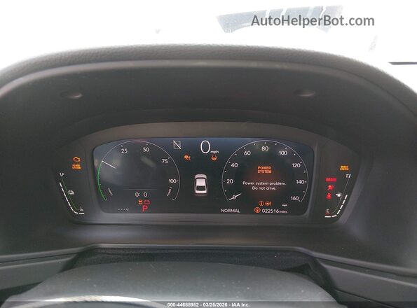 1HGCY2F5XRA075205 2024 HONDA ACCORD HYBRID White Вид задніх сидінь
