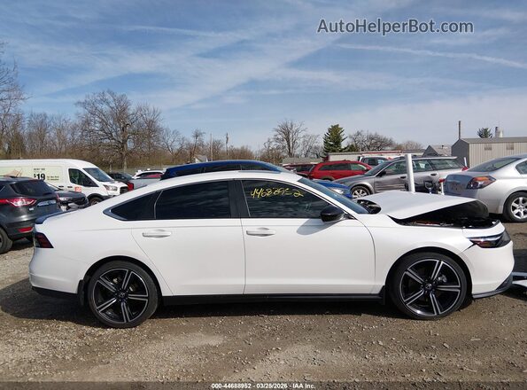 1HGCY2F5XRA075205 2024 HONDA ACCORD HYBRID White Панорамний вид салону 360°