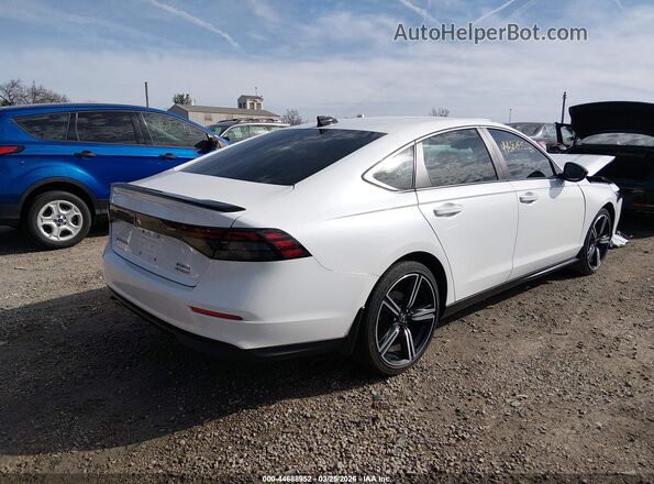 1HGCY2F5XRA075205 2024 HONDA ACCORD HYBRID White Задня права чверть
