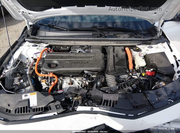 1HGCY2F5XRA075205 2024 HONDA ACCORD HYBRID White Вид ззаду