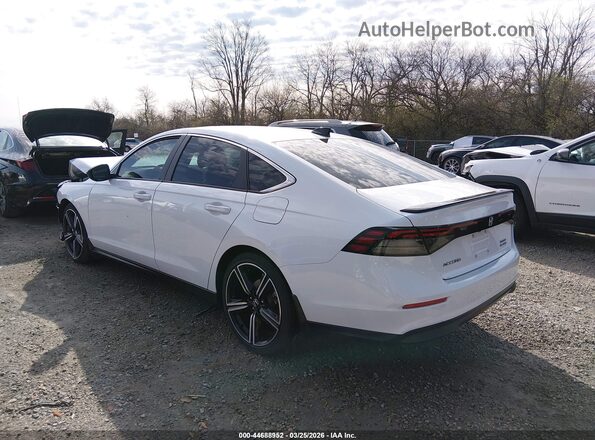 1HGCY2F5XRA075205 2024 HONDA ACCORD HYBRID White Задня ліва чверть
