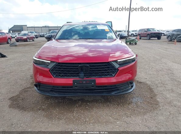 1HGCY2F5XSA037558 2025 HONDA ACCORD HYBRID Красный Вид спереди