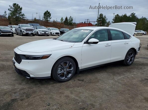 1HGCY2F67RA016525 2024 HONDA ACCORD White Առջևի ձախ երեք քառորդ տեսարան