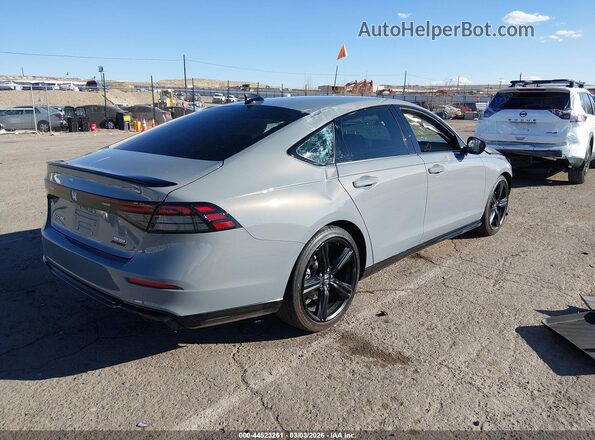 1HGCY2F70SA052927 2025 HONDA ACCORD HYBRID Gray Задня права чверть