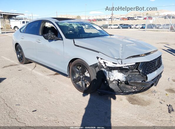 1HGCY2F70SA052927 2025 HONDA ACCORD HYBRID Gray Передня права чверть