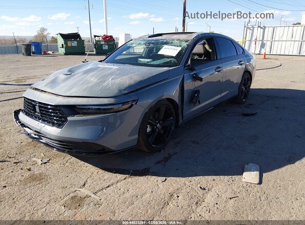 1HGCY2F70SA052927 2025 HONDA ACCORD HYBRID Gray Передня ліва чверть