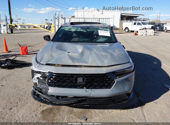1HGCY2F70SA052927 2025 HONDA ACCORD HYBRID Gray Вид задньої частини салону