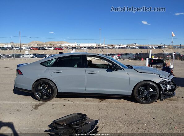 1HGCY2F70SA052927 2025 HONDA ACCORD HYBRID Gray Панорамний вид салону 360°