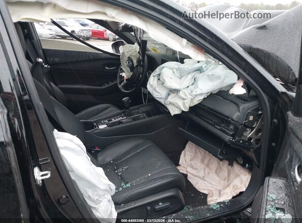 1HGCY2F73SA077529 2025 HONDA ACCORD HYBRID Black Вид салону спереду