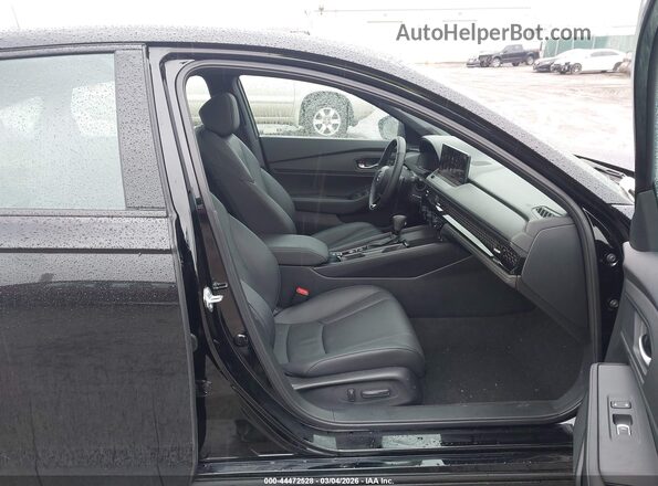1HGCY2F73SA088997 2025 HONDA ACCORD HYBRID Черный Вид салона спереди