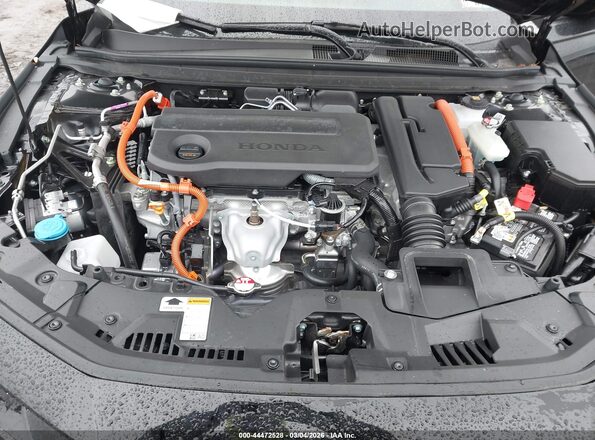 1HGCY2F73SA088997 2025 HONDA ACCORD HYBRID Черный Вид сзади