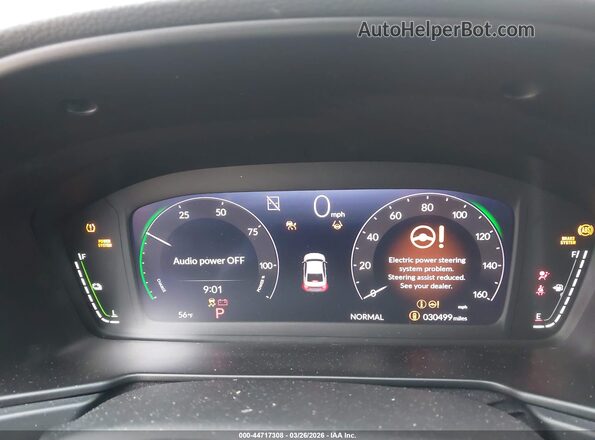 1HGCY2F75PA063297 2023 HONDA ACCORD HYBRID Серый Вид задних сидений