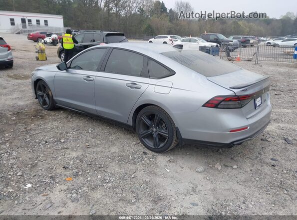 1HGCY2F75PA063297 2023 HONDA ACCORD HYBRID Серый Задняя левая четверть