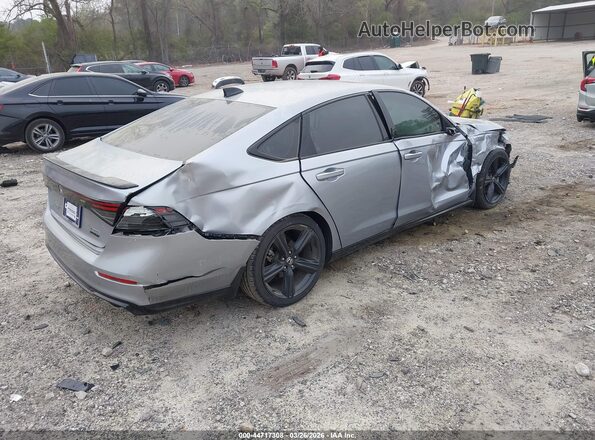1HGCY2F75PA063297 2023 HONDA ACCORD HYBRID Серый Задняя правая четверть