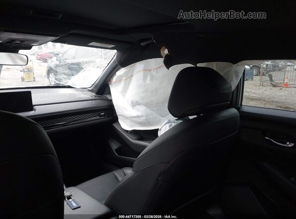 1HGCY2F75PA063297 2023 HONDA ACCORD HYBRID Серый Вид салона спереди