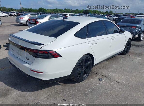 1HGCY2F79PA043084 2023 HONDA ACCORD HYBRID Белый Задняя правая четверть