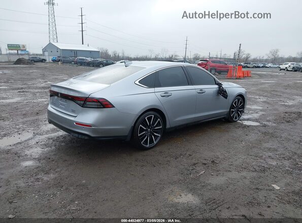 1HGCY2F80PA028952 2023 HONDA ACCORD HYBRID Серый Задняя правая четверть