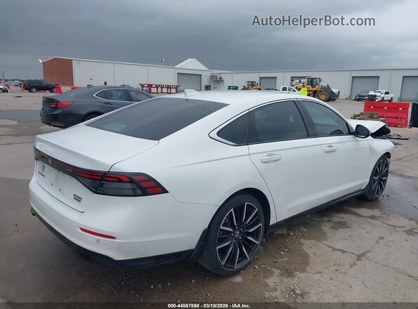 1HGCY2F80RA009143 2024 HONDA ACCORD HYBRID Белый Задняя правая четверть