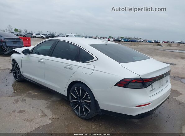 1HGCY2F80RA009143 2024 HONDA ACCORD HYBRID Белый Задняя левая четверть