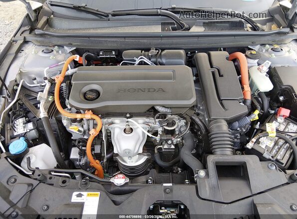 1HGCY2F82SA045308 2025 HONDA ACCORD HYBRID Gray Rear view