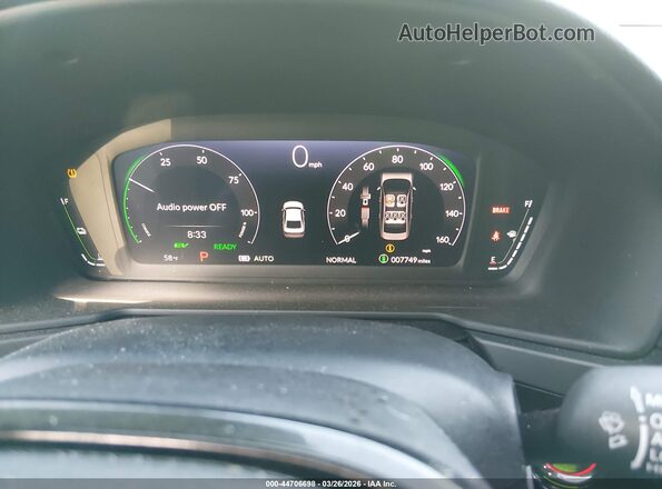 1HGCY2F82SA045308 2025 HONDA ACCORD HYBRID Gray Rear seats view