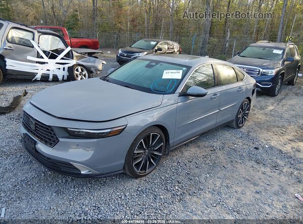 1HGCY2F82SA045308 2025 HONDA ACCORD HYBRID Gray Front left