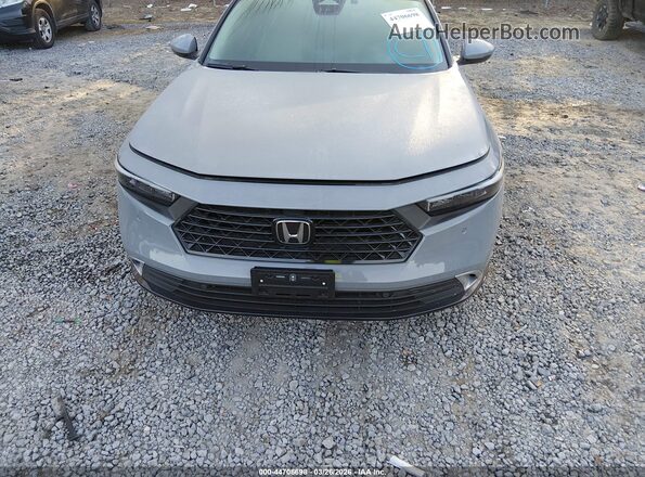 1HGCY2F82SA045308 2025 HONDA ACCORD HYBRID Gray Instrument cluster view