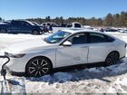 2023 Honda Accord Hybrid Touring White vin: 1HGCY2F84PA046421