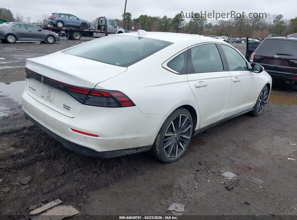 1HGCY2F84RA044199 2024 HONDA ACCORD HYBRID Белый Задняя правая четверть