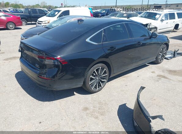 1HGCY2F86SA009637 2025 HONDA ACCORD HYBRID Black Trasero derecho