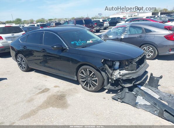 1HGCY2F86SA009637 2025 HONDA ACCORD HYBRID Black Delantero derecho