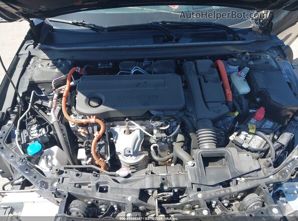 1HGCY2F86SA009637 2025 HONDA ACCORD HYBRID Black Vista trasera