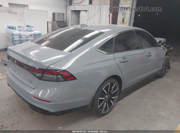 1HGCY2F87SA079325 2025 HONDA ACCORD HYBRID Серый Задняя правая четверть