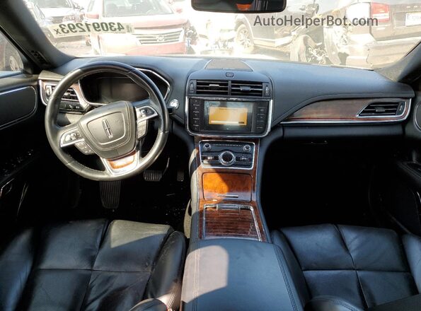 1LN6L9SP7H5606048 2017 LINCOLN CONTINENTA Черный Вид панели приборов
