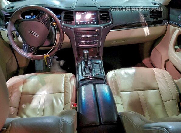 1LNHL9FT5GG600641 2016 LINCOLN MKS Коричневый Вид панели приборов