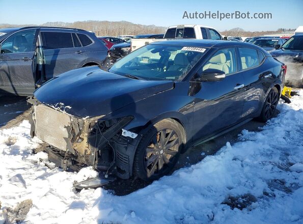 1N4AA6AP0HC383891 2017 NISSAN MAXIMA PLATINUM Черный Передняя левая четверть
