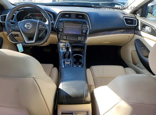1N4AA6AP0HC383891 2017 NISSAN MAXIMA PLATINUM Черный Вид панели приборов